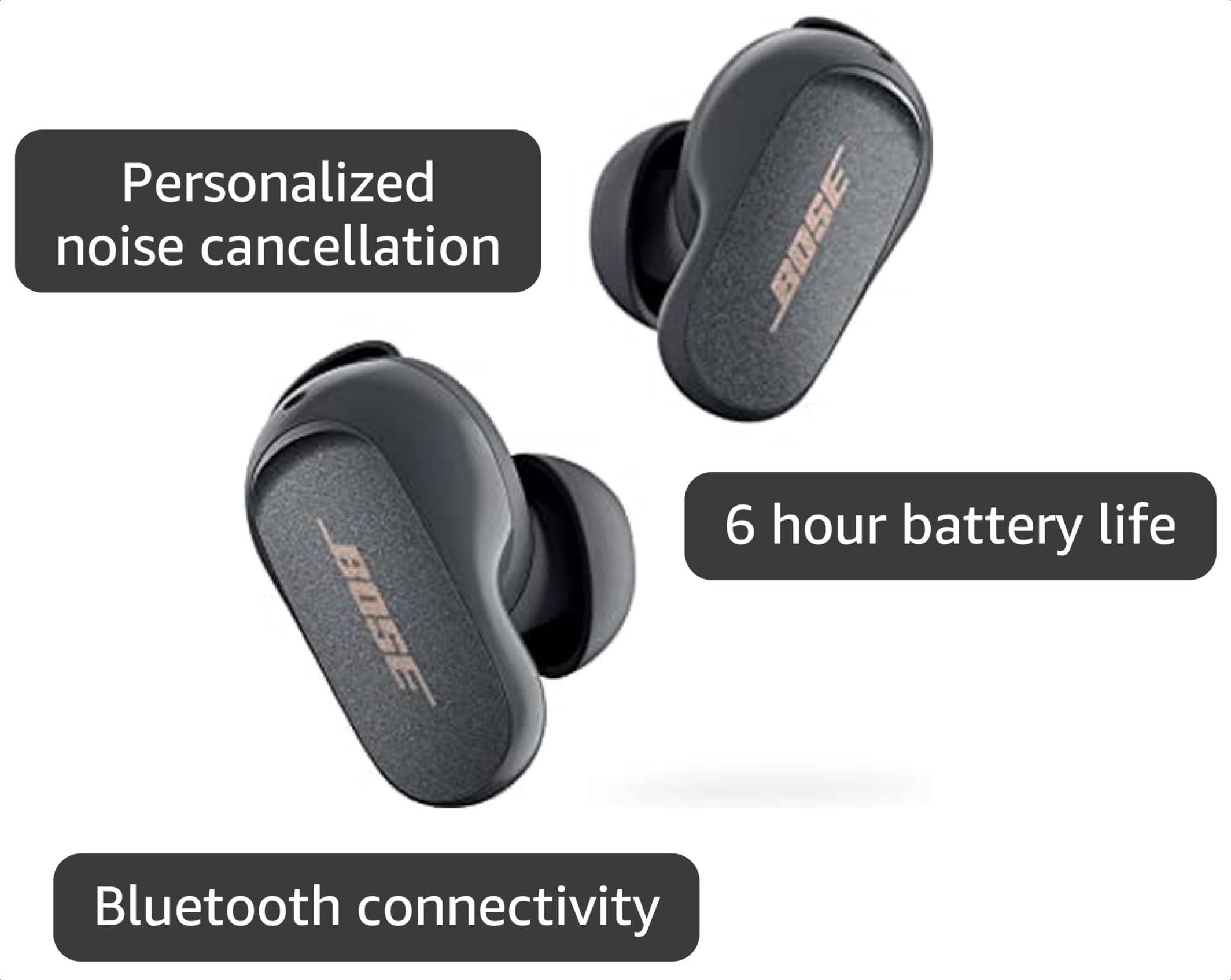 Amazon.com: Bose QuietComfort Earbuds II, Wireless, Bluetooth